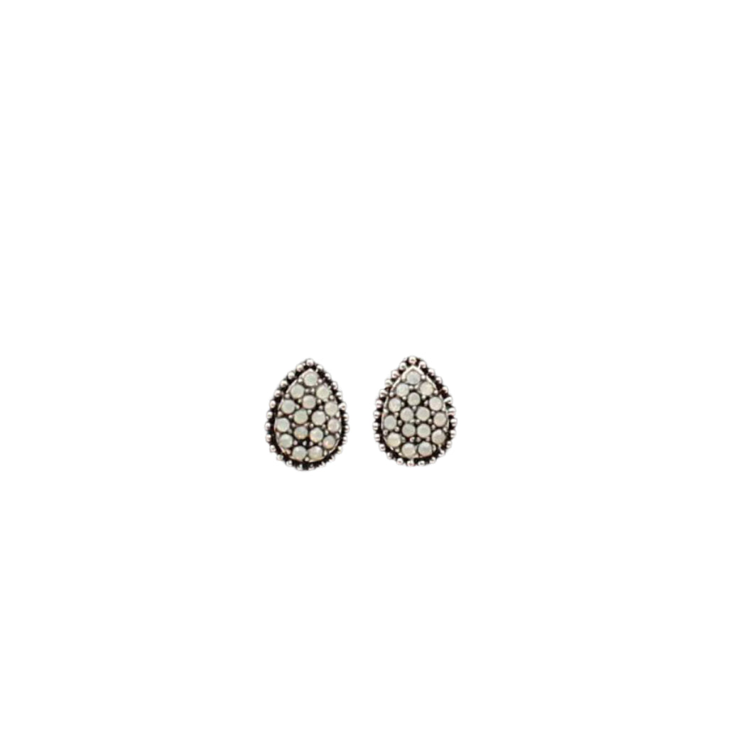 Teardrop Stud Earrings