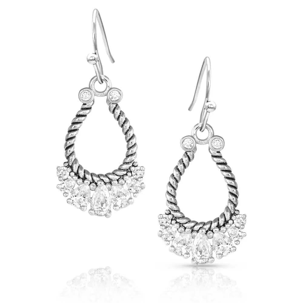 Montana Silversmiths Crystal Congeniality Earrings