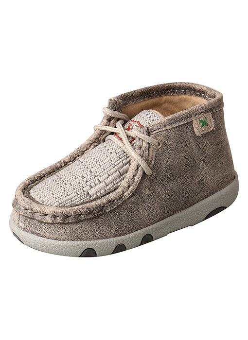 Twisted X Grey Infant Driving Moc