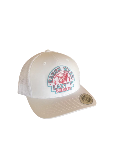 Lazy J Ranch Wear White & White 3.5