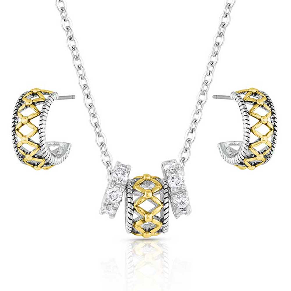 Montana Gold Woven Ring Jewelry Set
