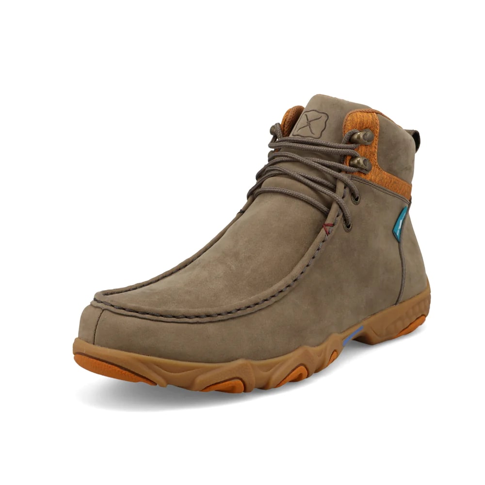 Twisted X Men's Deep Taupe Lace Up Driving Moc