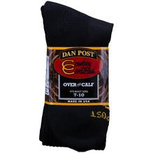 Load image into Gallery viewer, Dan Post Over The Calf 10.5-13 Men&#39;s Boot Socks
