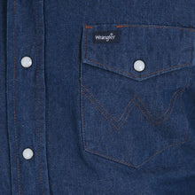 Load image into Gallery viewer, Wrangler Denim Western Snap Men&#39;s Work Shirt
