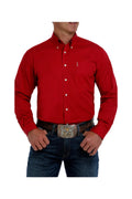 Cinch Red Modern Fit Men's  Shirt