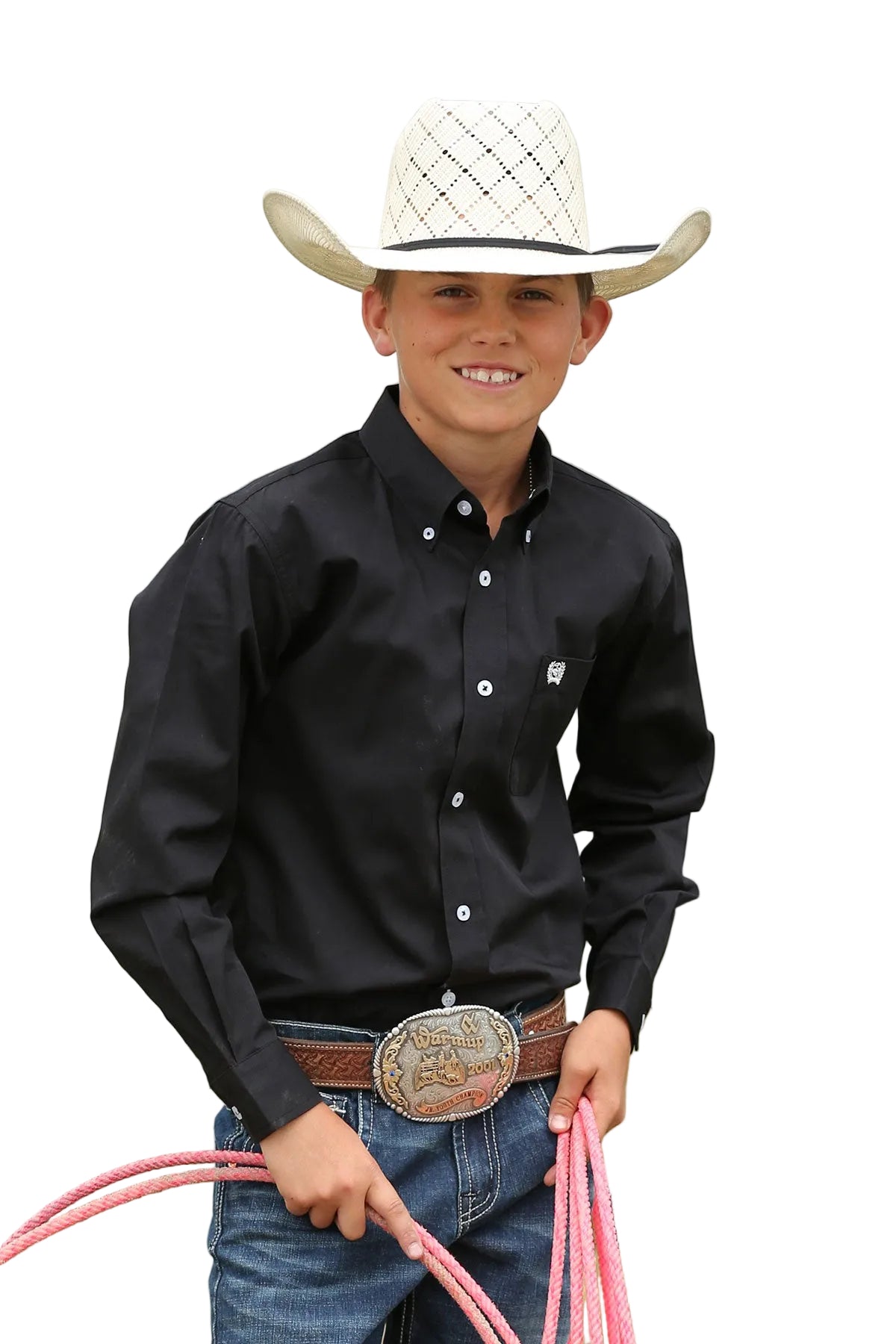 Cinch Black Children's Shirt