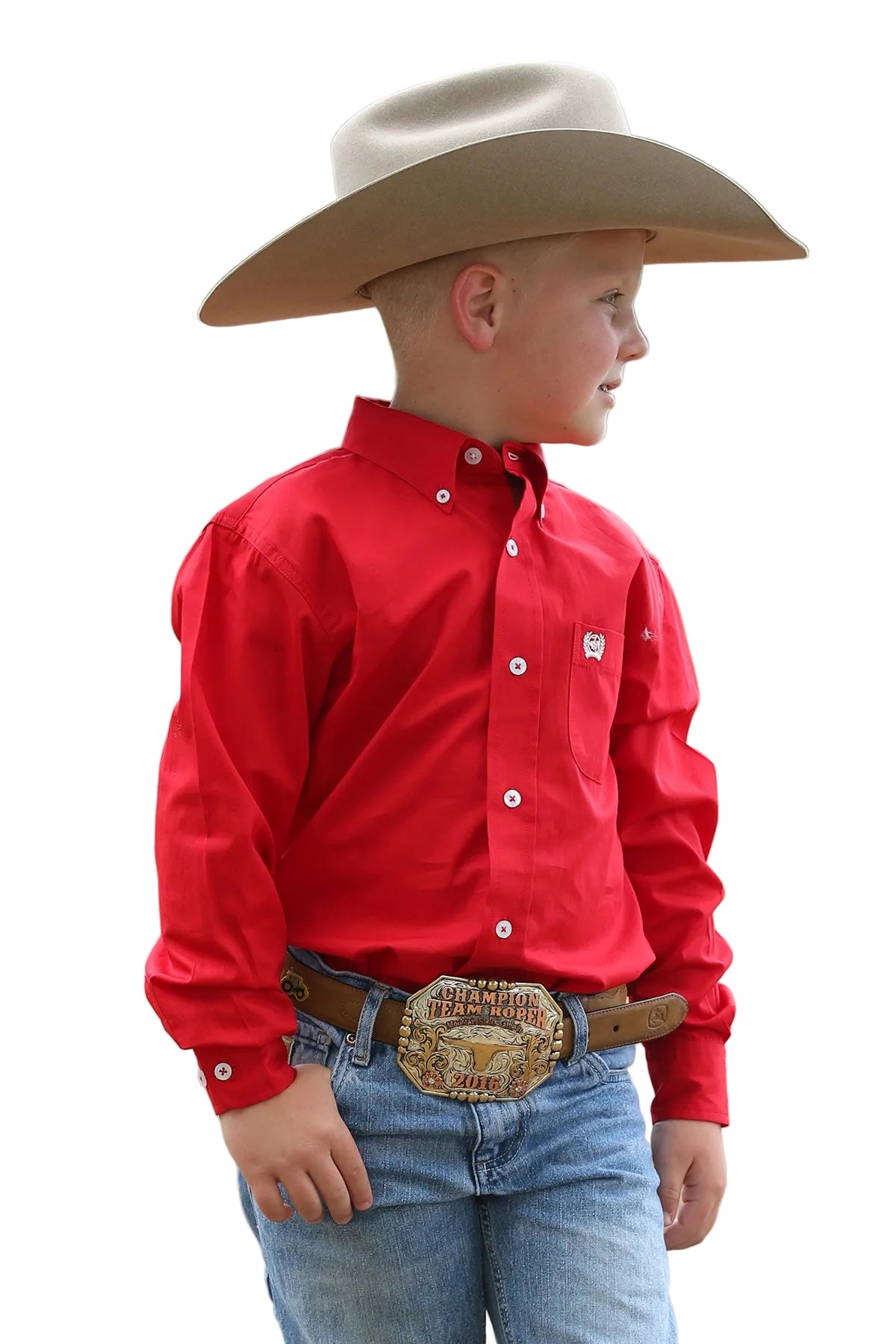 Cinch Red Children's Shirt
