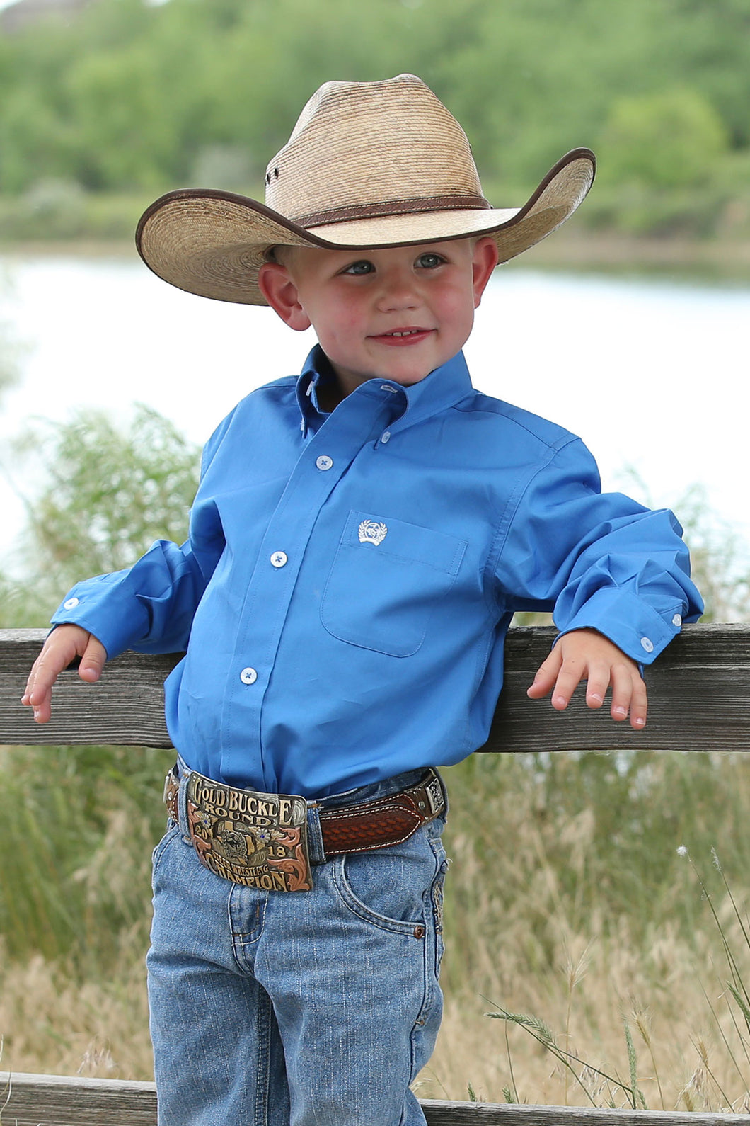 Cinch Blue Children's Shirt