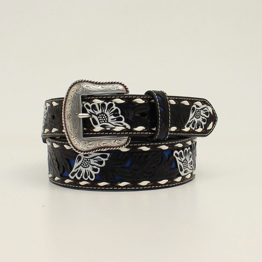 Nocona Floral Piece Men's Belt