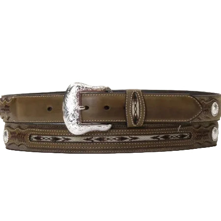 Nocona Southwest Fabric Insert Men's Belt