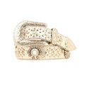 Nocona Floral Crystal Concho Ladies' Belt