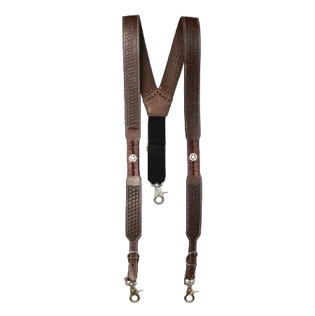 Nocona Embossed With Stars Suspenders