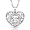 Montana Silversmiths Waves Of Love Heart Necklace