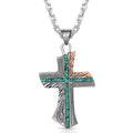 Inner Light Turquoise Cross Necklace