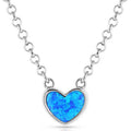 Montana Silversmiths Hidden Lake Glacial Pools Heart Necklace