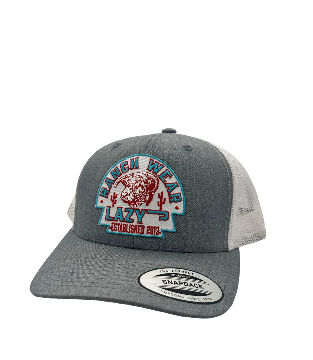 Lazy J Ranch Wear Heather Grey Arrowhead Cap