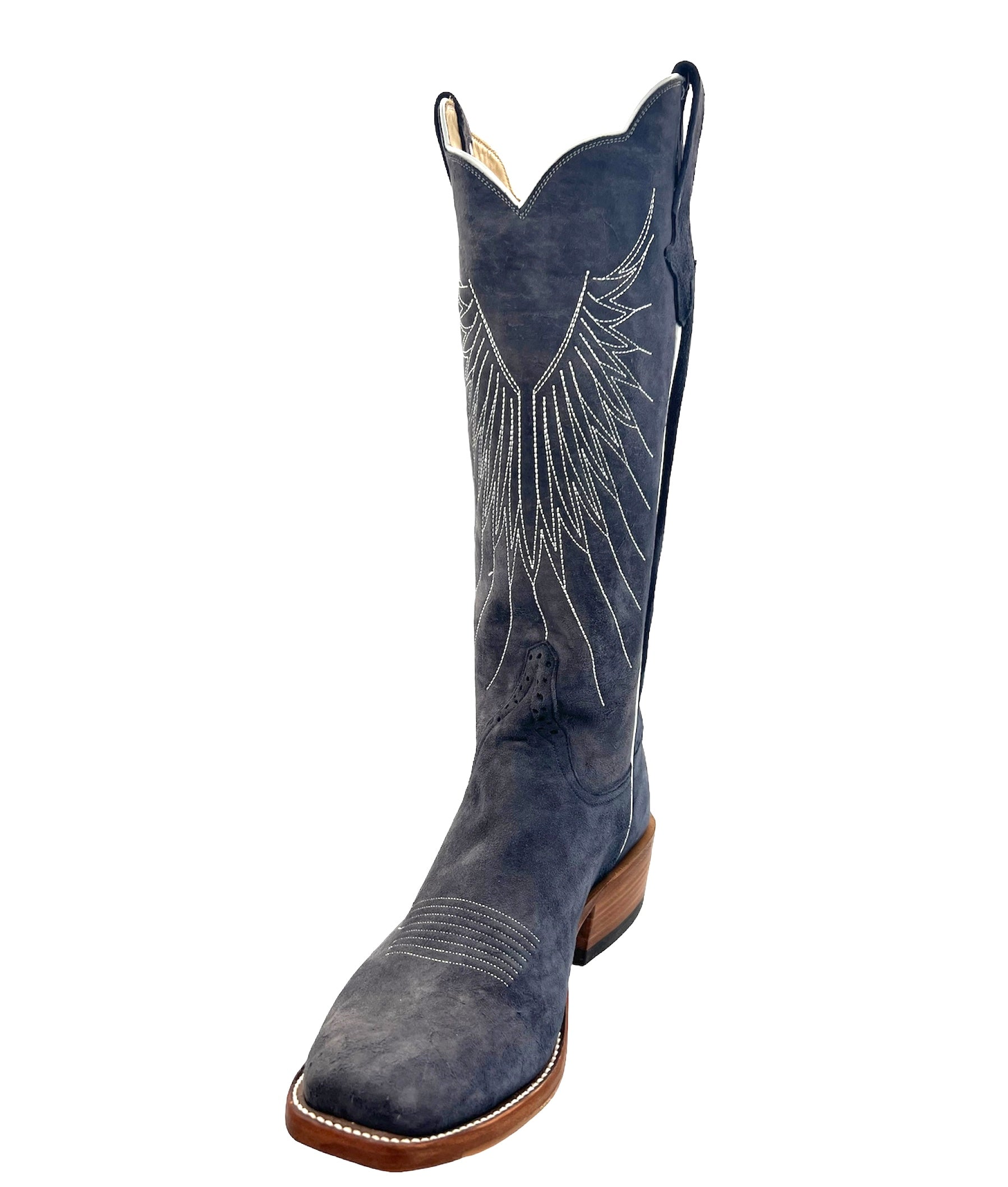 Navy calf boots sale