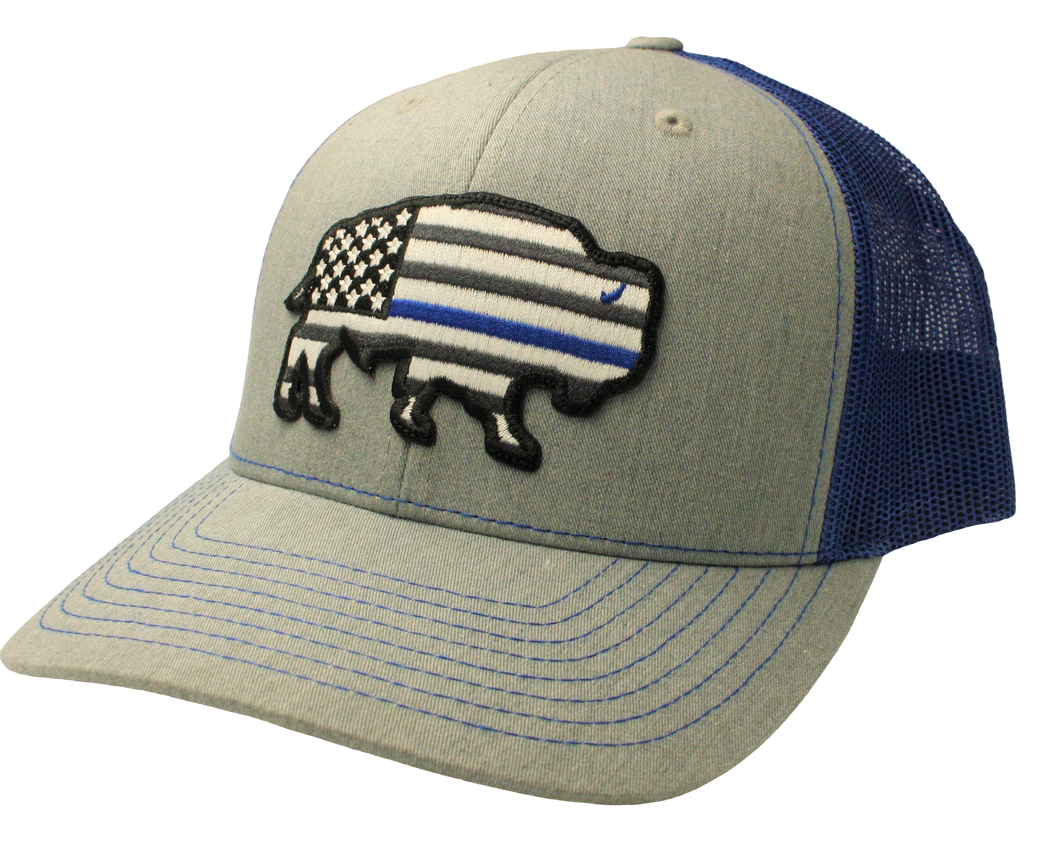 Red Dirt Hat Co Thin Blue Line Patch Cap