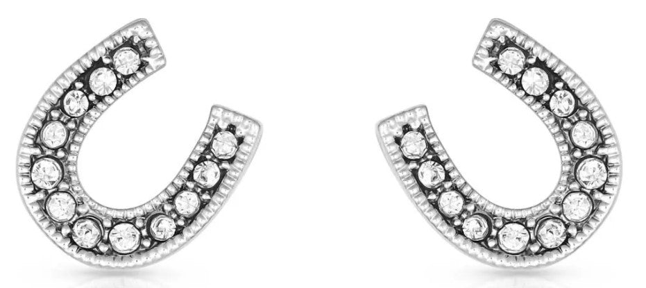 Montana SilversmithsCrystal Clear Stuck on Luck Post Earrings
