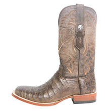 Load image into Gallery viewer, Tanner Mark Nicotine Caiman Print Men&#39;s Boots
