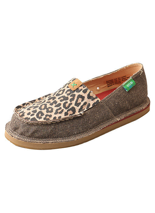 Twisted X Leopard Ladies' Eco Loafer