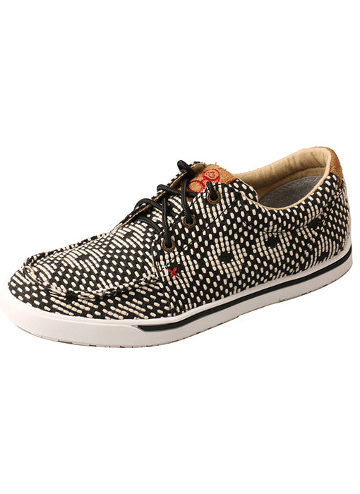 Twisted X Black/White Ladies' Hooey Loper