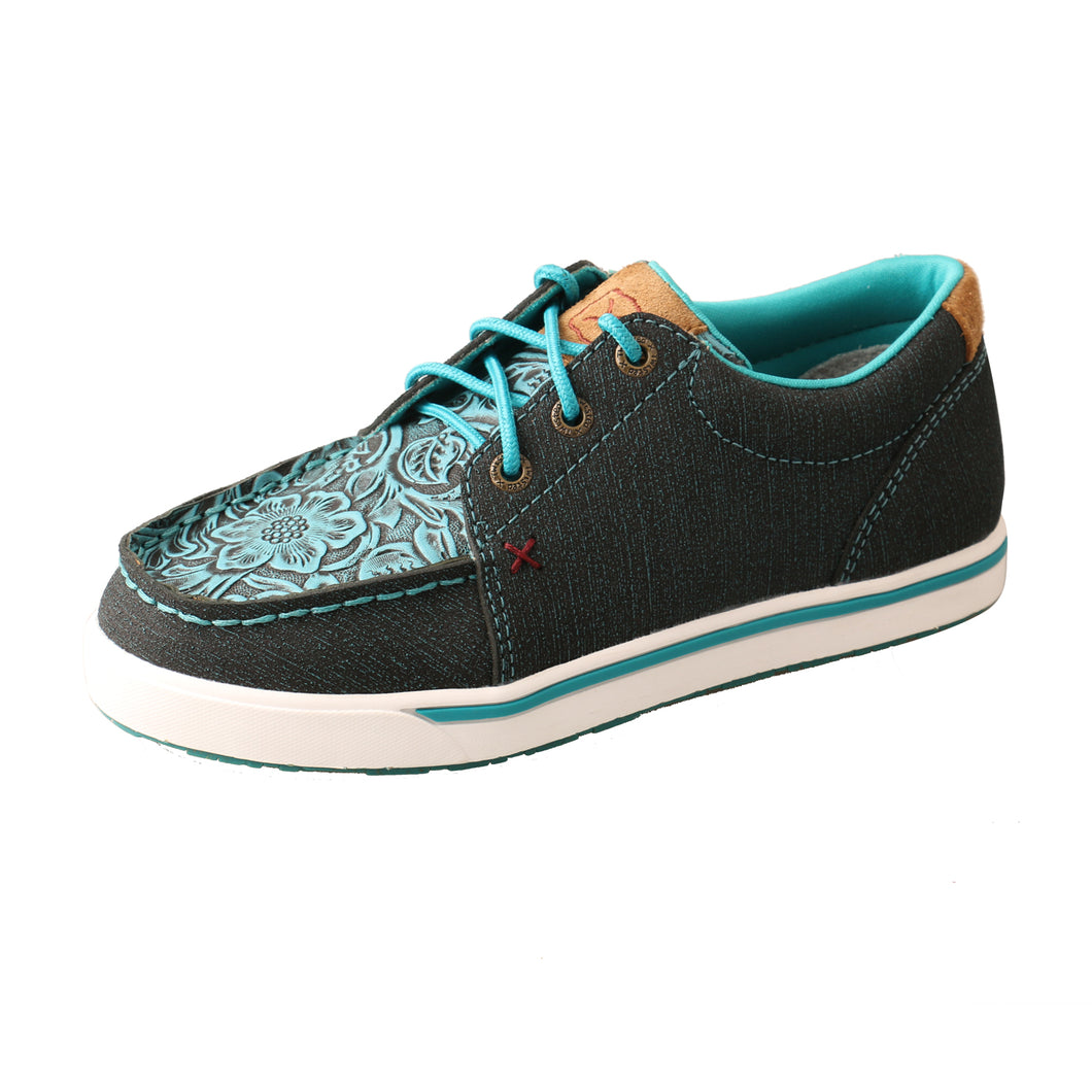 Twisted X Turquoise Tooled Children's Kicks