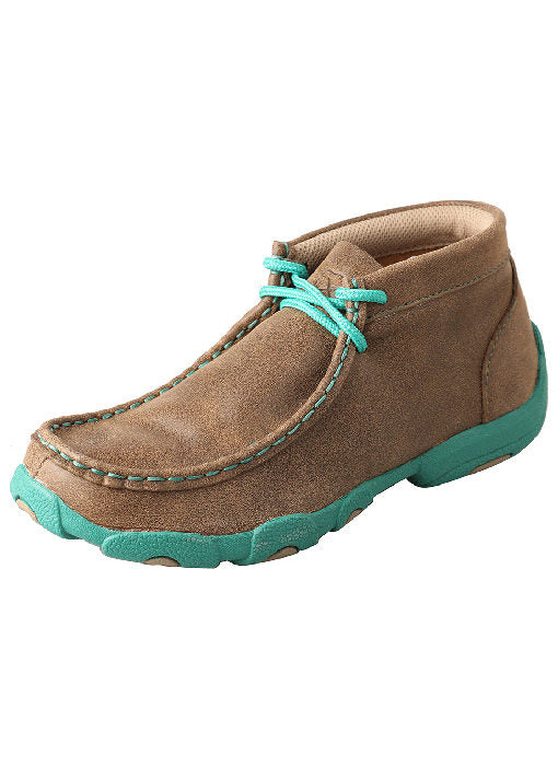 Twisted X Turquoise Children's Driving Moc