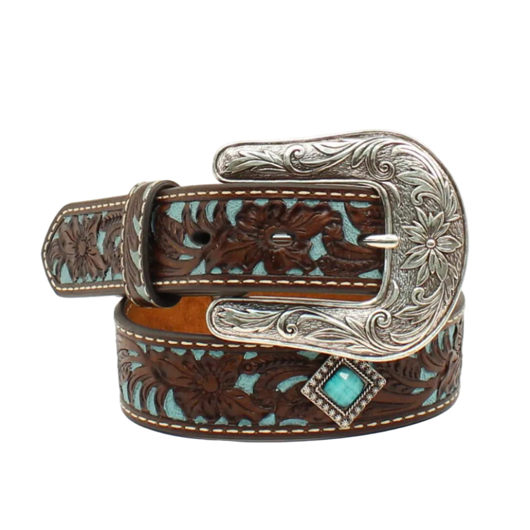 Ariat Floral Overlay Children's Belt