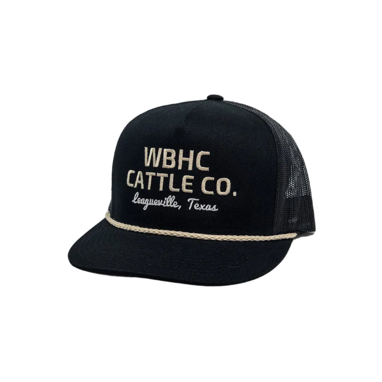 Whiskey Bent Hat Co Black Gold Cap