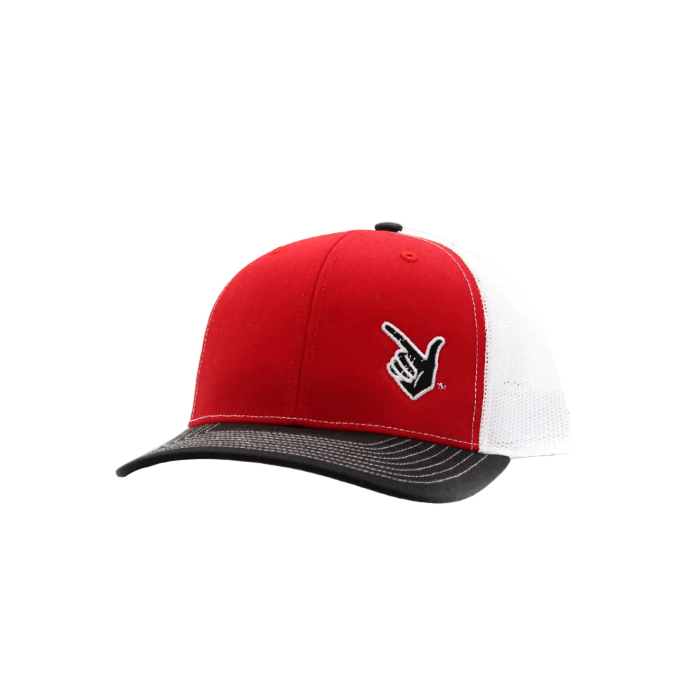 Cotton Row Red Guns Up Patch Cap