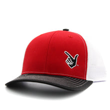 Load image into Gallery viewer, Cotton Row Red Guns Up Patch Cap
