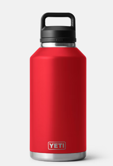 Yeti Rescue Red 64oz Bottle Chug