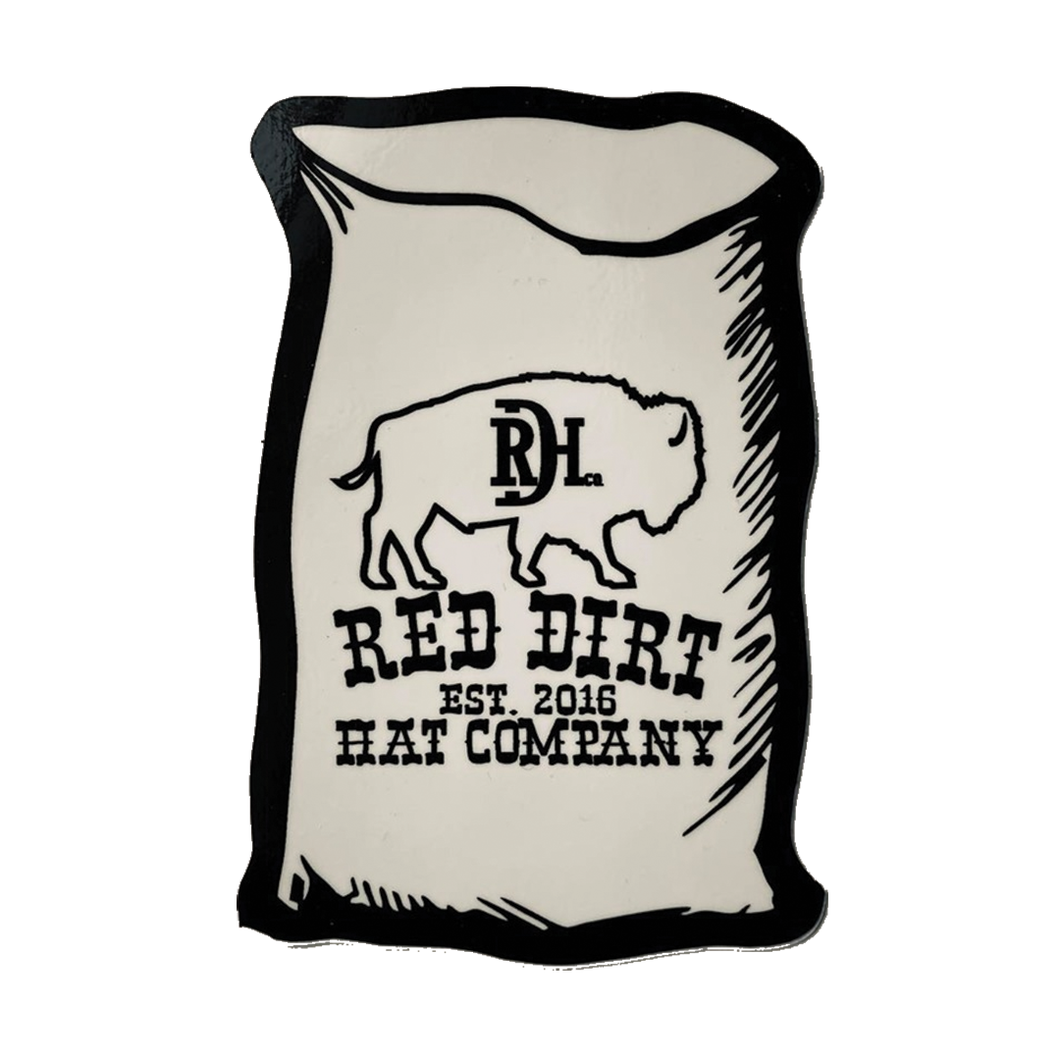 Red Dirt Hat Co Feed Sack Sticker
