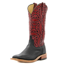 Load image into Gallery viewer, Anderson Bean Exclusive Black Smooth Ostrich Men&#39;s Boot
