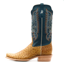 Load image into Gallery viewer, R. Watson Antique Saddle Full Quill Ostrich Men&#39;s Boot
