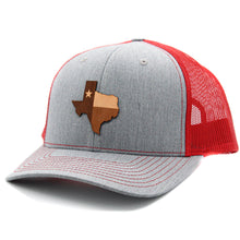 Load image into Gallery viewer, Cotton Row Texas Flag Patch Heather Grey Cap
