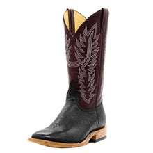 Load image into Gallery viewer, HorsePower Top Hand Black Smooth Ostrich Men&#39;s Boot
