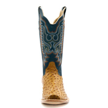 Load image into Gallery viewer, R. Watson Antique Saddle Full Quill Ostrich Men&#39;s Boot
