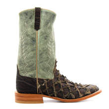 Load image into Gallery viewer, Rios Of Mercedes Exclusive Tobacco Rustic Big Bass Men&#39;s Boot
