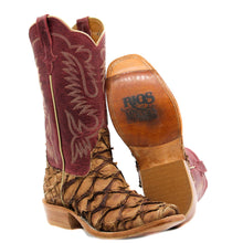 Load image into Gallery viewer, Rios of Mercedes Exclusive Cigar Matte Big Bass Men&#39;s Boot
