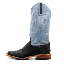 Load image into Gallery viewer, Anderson Bean Exclusive Black Vintage Python Men&#39;s Boot
