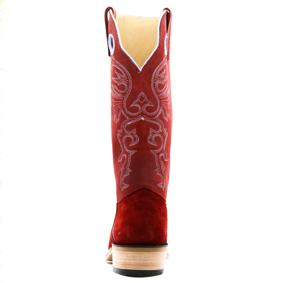 Olathe Exclusive Hot Red Waxy Commander Men's Boot
