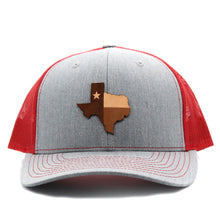 Load image into Gallery viewer, Cotton Row Texas Flag Patch Heather Grey Cap
