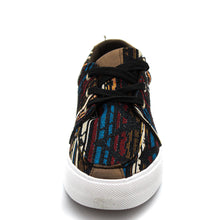 Load image into Gallery viewer, Roper Black Aztec Blanket Ladies&#39; Casual Shoe
