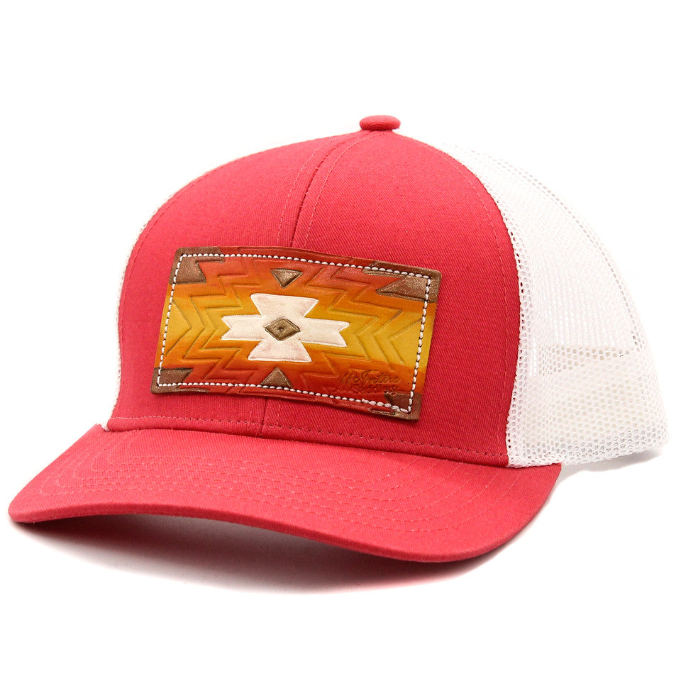 Pendleton Aztec Leather Patch Cap