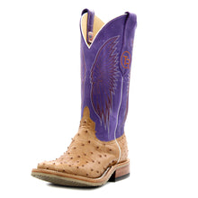 Load image into Gallery viewer, Anderson Bean Exclusive Cognac Mad Dog Full Quill Ostrich Men&#39;s Boot
