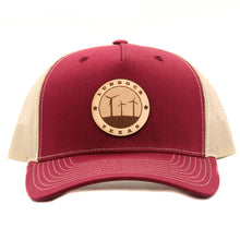 Load image into Gallery viewer, Circle Lubbock Wind Turbine Cotton Row Cap
