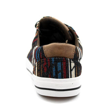 Load image into Gallery viewer, Roper Black Aztec Blanket Ladies&#39; Casual Shoe

