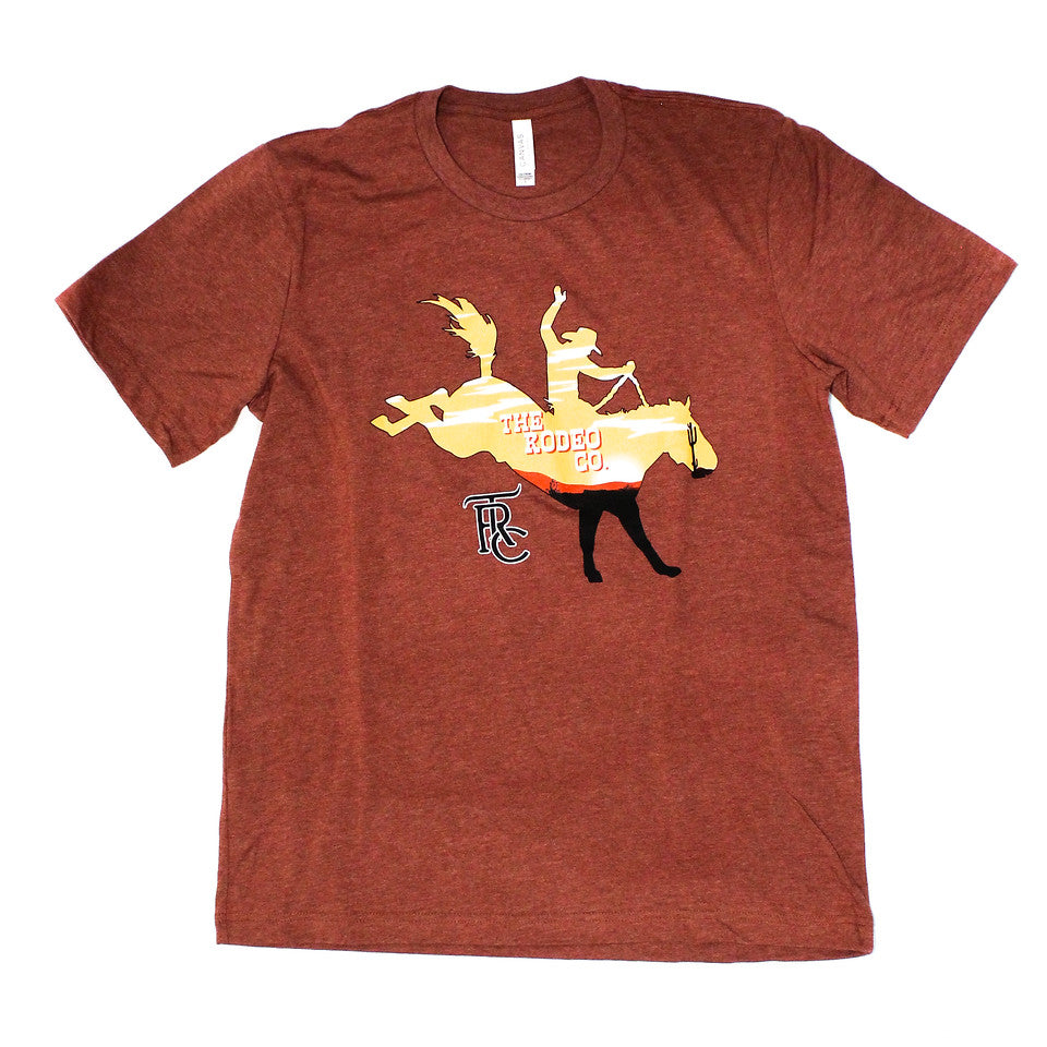 The Rodeo Co. Mauve Horse Logo T-Shirt
